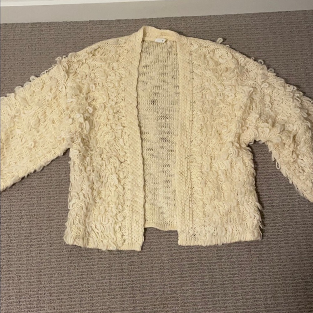 Anthropologie Shag Cardigan